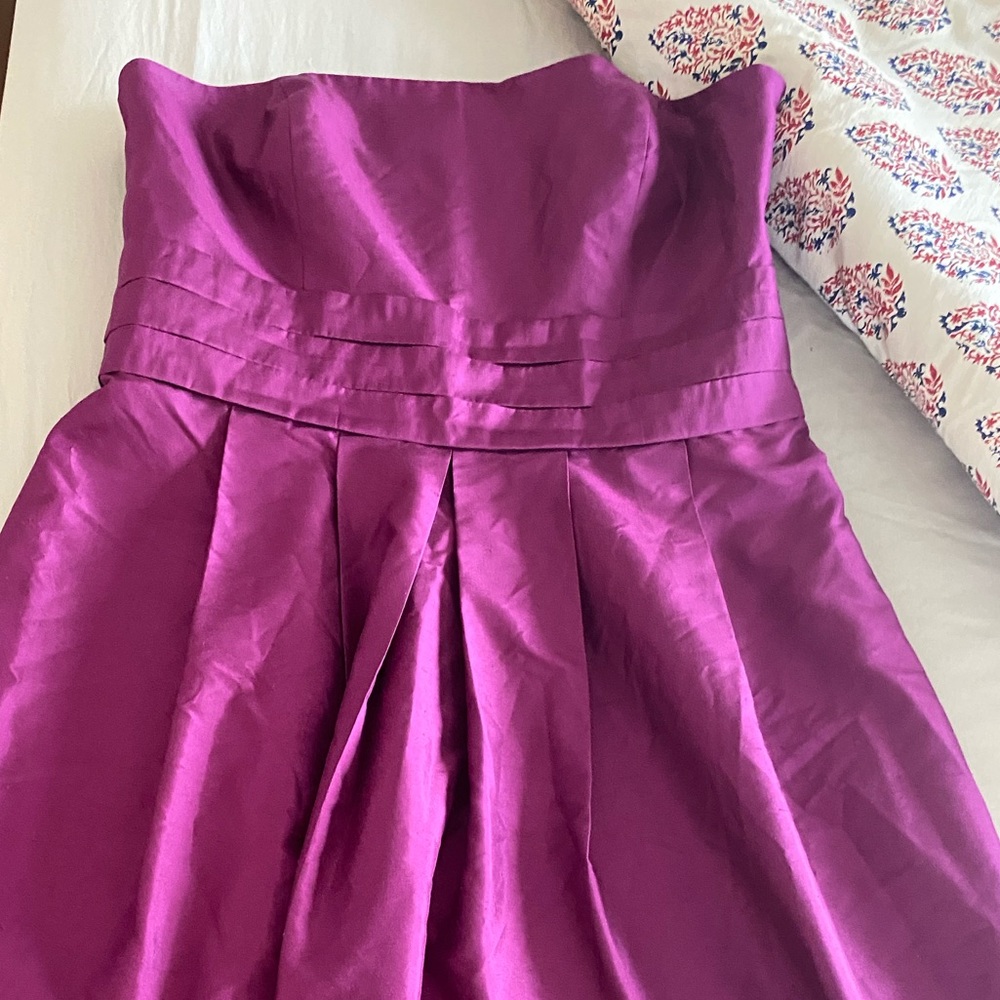 Ann Taylor strapless bridesmaid dress